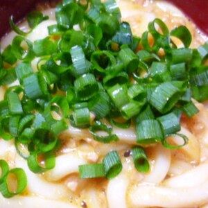 釜たま納豆うどん